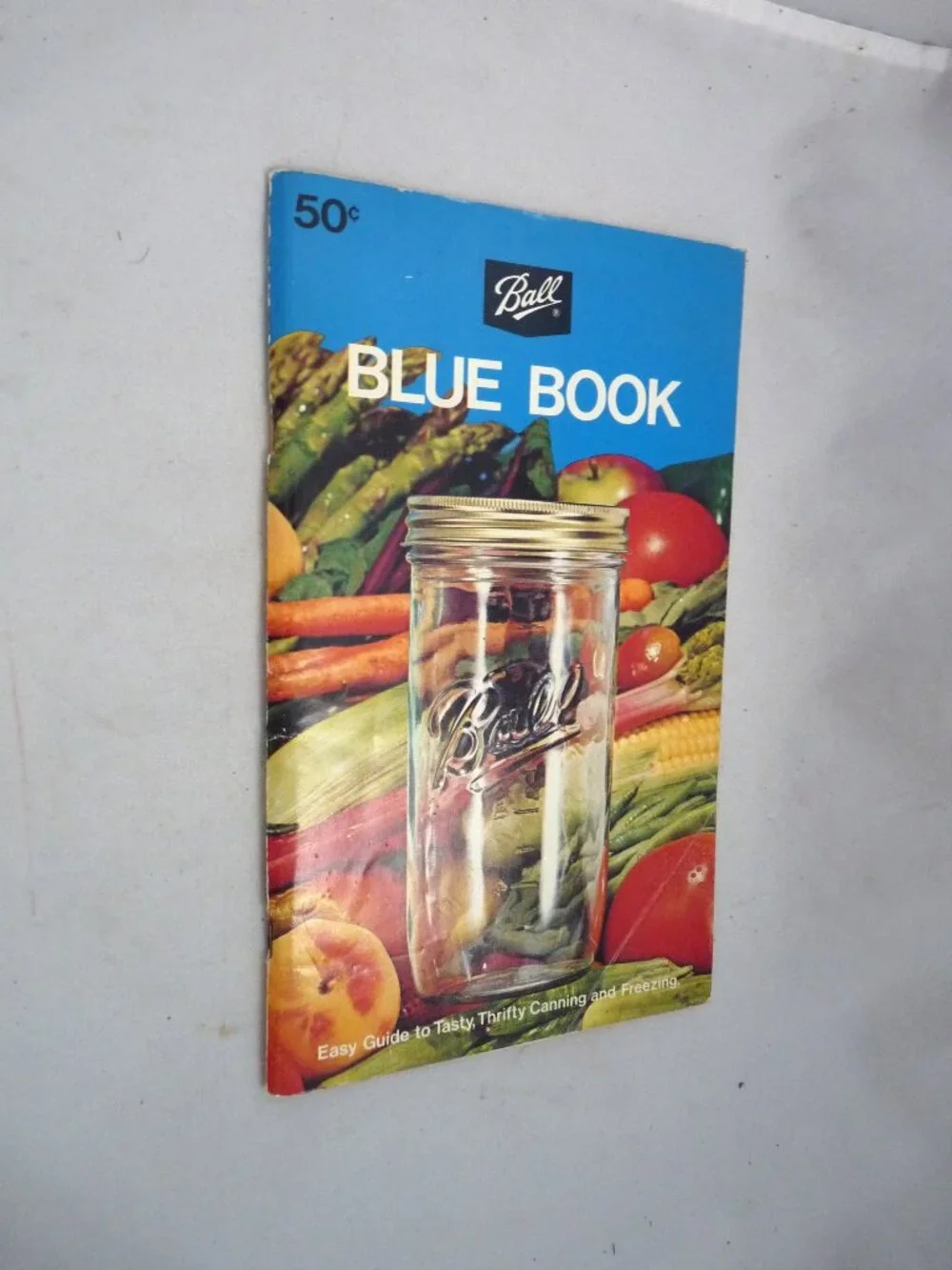 Ball Blue Book canning freezing book vintage cookbook